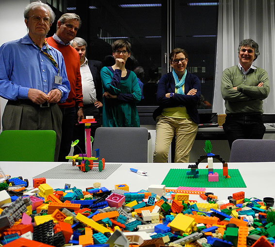 Lego Serious Play - GfWM Österreich - Walter Hickl, Andreas Jernej, Reinhard Wilfinger, Christina Kronaus, Elisabeth Petracs, Michael Vogler