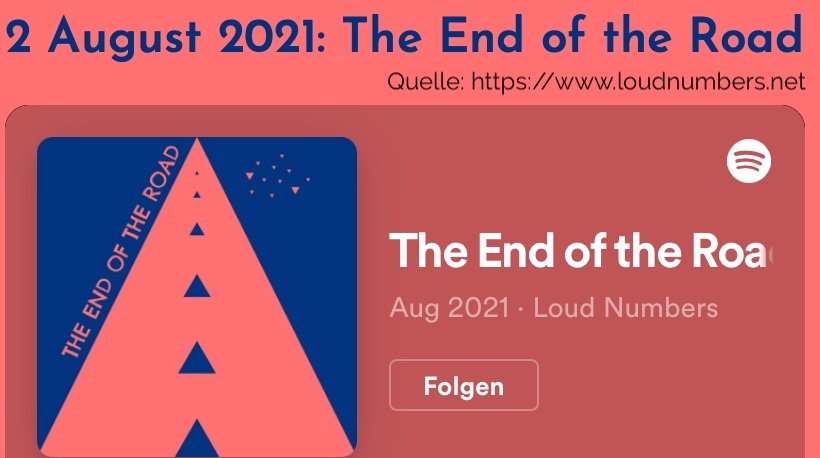 Data Sonification Podcast Episode "The End of the Road